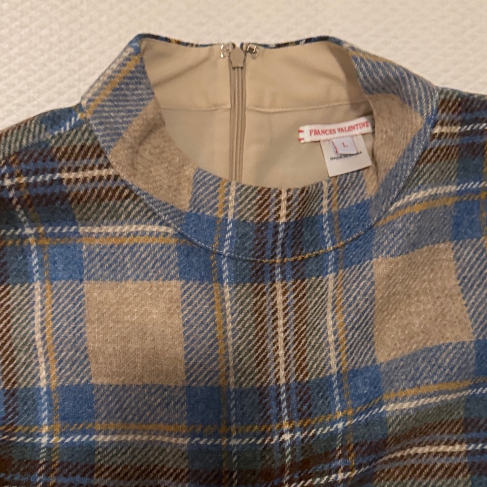 France’s Valentine Plaid Sleeveless Dress - Picture 3 of 5